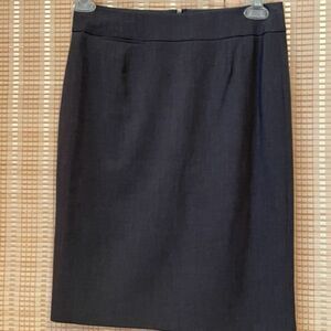 Calvin Klein Skirt Size 6 Gray Knee Length Pencil Slit Lined